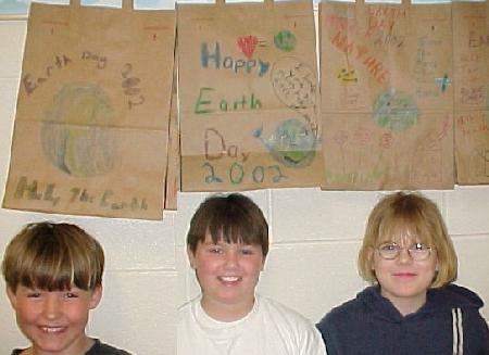 hancock school earthdaybags elementary mi